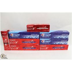8 TUBES OF ASSORTED TOOTHPASTE INCL. COLGATE