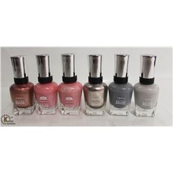 6 BOTTLES OF SALLY HANSEN COMPLETE SALON