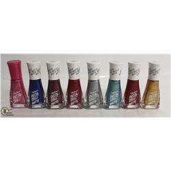 8 BOTTLES OF SALLY HANSEN INSTA-DRI NAIL POLISH