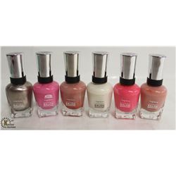 6 BOTTLES OF SALLY HANSEN COMPLETE SALON