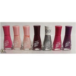 7 BOTTLES OF SALLY HANSEN INSTA-DRI NAIL POLISH