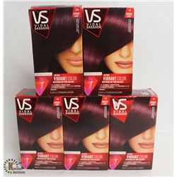 4 BOXES OF VIDAL SASSOON HAIR COLOR