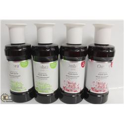 4 BOTTLES OF OMBRA SPA AROMATIC FOAM BATH