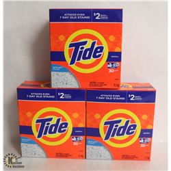 3 BOXES OF TIDE ORIGINAL ACTI-LIFT CRYSTALS