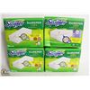 Image 1 : 4 BOXES OF SWIFFER SWEEPER DRY CLOTHS.