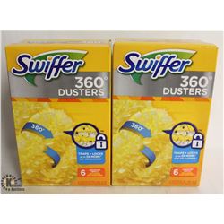 2 BOXES OF SWIFFER 360 DUSTERS  REFILLS
