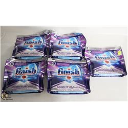 5 PACKS OF FINISH POWERBALL QUANTUM MAX
