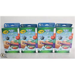 4 BOXES OF CRAYOLA AIR-DRY CLAY