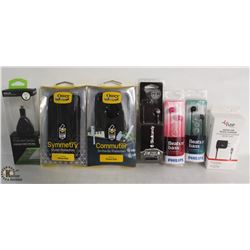 BAG OF ASSORTED PHONE ACCESSORIES INCL. MICRO USB