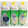 Image 1 : 3 BOTTLES OF SCRUBBING BUBBLES TOILET BOWL
