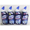 Image 1 : 4 BOTTLES OF LYSOL TOILET BOWL CLEANER