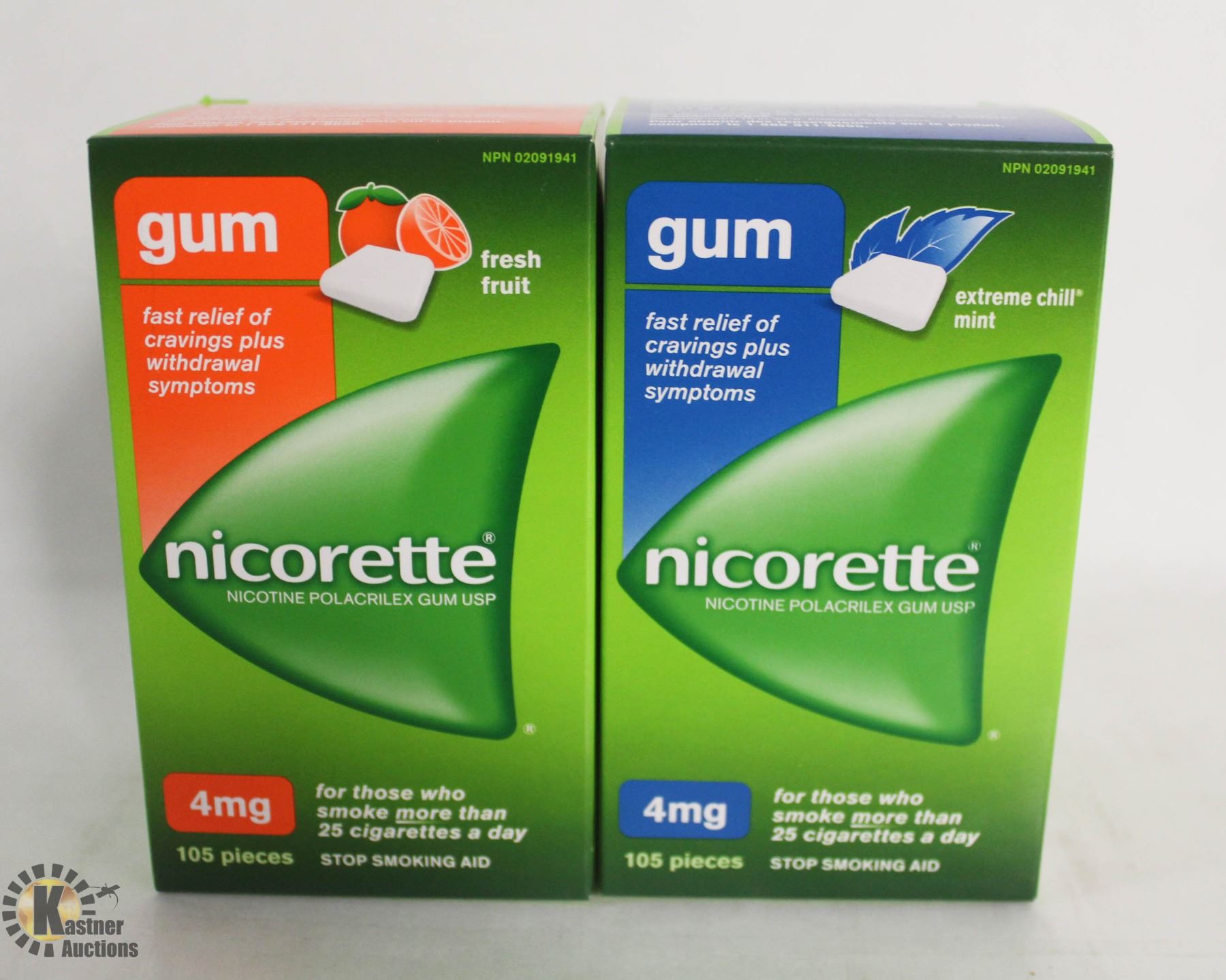 2 BOX OF NICORETTE GUM
