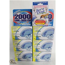 6 BOXES OF AUTOMATIC TOILET BOWL CLEANER & 1 BOX