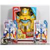 Image 1 : LOT OF 3 TRANSFORMERS TOYS.