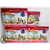 Image 1 : LOT OF 4 AMERICAN GIRLS MEGABLOK SETS.