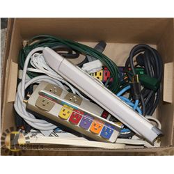 BOX OF ASSORTED POWER BARS.