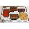 Image 1 : BOX OF VINTAGE ORNATE BOXES.