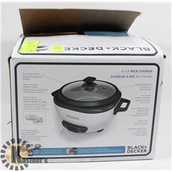 BLACK AND DECKER 6 CUP RICE COOKER