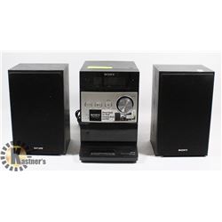 SONY STEREO WITH IPHONE DOCK (PREVIOUS GEN).