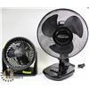 Image 1 : LOT OF 2 TABLE FANS