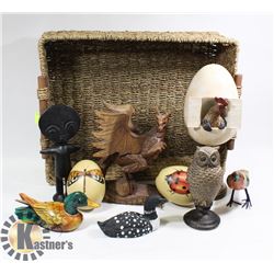 BASKET OF HOME DECOR