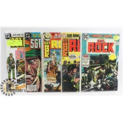 LOT OF ASSORTED SGT. ROCK CLASSIC COMICS.