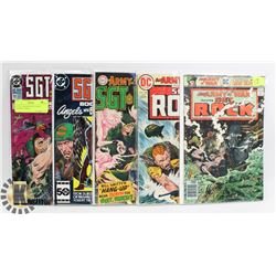 LOT OF ASSORTED SGT. ROCK CLASSIC COMICS.