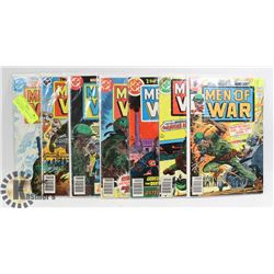 LOT OF ASSORTED MEN OF WAR CLASSIC COMICS.
