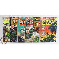 LOT OF GI COMBAT WAR COMICS.