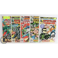 SUPER VILLAIN TEAM UP COMICS.