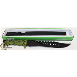 TAC ASSAULT TA-030GSC 15" OVERALL BLACK BLADE