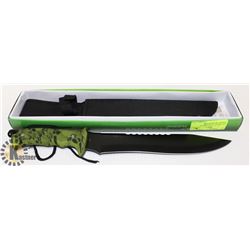 TAC ASSAULT TA-035GSC 15" OVERALL BLACK BLADE