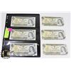 Image 1 : LOT OF 6 CANADIAN 1973 ONE DOLLAR BILLS.