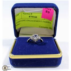 GEMSTONE ENGAGEMENT FASHION RING -