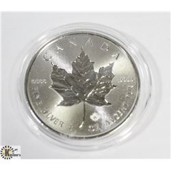 2018 CANADIAN 1 OUNCE .999 FINE SILVER $5 COIN.