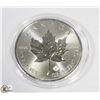 Image 1 : 2018 CANADIAN 1 OUNCE .999 FINE SILVER $5 COIN.