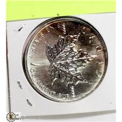 1999 CANADIAN 1 OUNCE .999 FINE SILVER $5 COIN.