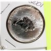 Image 1 : 2001 CANADIAN 1 OUNCE .999 FINE SILVER $5 COIN.