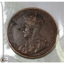 1917 CANADIAN LARGE PENNY.