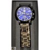 Image 1 : NEW MEN'S MIGEER WATCH BLUE ON BLACK