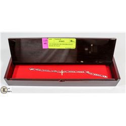 .925 STERLING SILVER BRACELET MADE IN ITALY