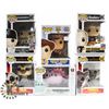 Image 1 : LOT OF 6 ASSORTED FUNKO POP VINYL FIGURES.