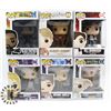 Image 1 : LOT OF 6 ASSORTED FUNKO POP VINYL FIGURES.