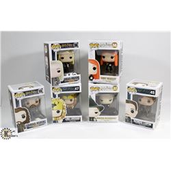LOT OF 6 ASSORTED FUNKO POP VINYL FIGURES.