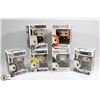 Image 1 : LOT OF 6 ASSORTED FUNKO POP VINYL FIGURES.