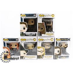 LOT OF 6 ASSORTED FUNKO POP VINYL FIGURES.