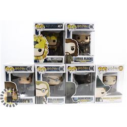 LOT OF 6 ASSORTED FUNKO POP VINYL FIGURES.