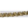 Image 2 : 49) 14K YELLOW & WHITE GOLD DIAMOND BRACELET,