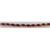 Image 2 : 30) 10K YELLOW GOLD RUBY AND DIAMOND BRACELET,