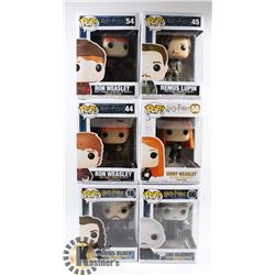 LOT OF 6 ASSORTED FUNKO POP VINYL FIGURES.